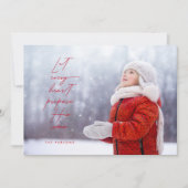 Cartes Pour Fêtes Annuelles Script Moderne Emballé Laissez Chaque Coeur Le Pré (Devant)