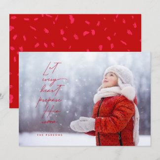 Cartes Pour Fêtes Annuelles Script Moderne Emballé Laissez Chaque Coeur Le Pré