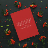 Cartes Pour Fêtes Annuelles Script moderne Joyeux Noël Simple 3 Photo