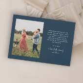 Cartes Pour Fêtes Annuelles Script moderne Simple Photo Nouvel An