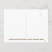 Cartes Pour Fêtes Annuelles Script noir et or Aïd Moubarak (Dos)