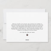 Cartes Pour Fêtes Annuelles Script photo pour animal de compagnie moderne Paws (Dos)