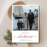 Cartes Pour Fêtes Annuelles Script Whimy Noël Nautical Beach Photo<br><div class="desc">Imaginez une carte de Noël qui ressemble à une journée à la plage ! Avec de mignons voiliers, un phare et des couleurs océaniques douces, cette carte est parfaite pour les familles qui aiment la mer. Il présente un style simple et élégant, avec un design ludique qui vous fera vous...</div>