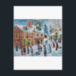 Cartes Pour Fêtes Annuelles Scrooge A Christmas Carol winter snow scene ghosts<br><div class="desc"></div>