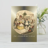 Cartes Pour Fêtes Annuelles Scrooge de Noël - Carol de Noël (Debout devant)