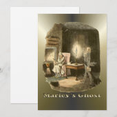 Cartes Pour Fêtes Annuelles Scrooge de Noël - Carol de Noël (Devant / Derrière)