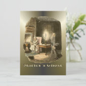 Cartes Pour Fêtes Annuelles Scrooge de Noël - Carol de Noël (Debout devant)