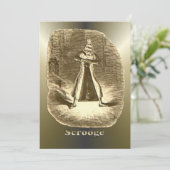 Cartes Pour Fêtes Annuelles Scrooge de Noël - Carol de Noël (Debout devant)