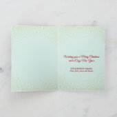 Cartes Pour Fêtes Annuelles Se disputer un Noël de pays (Intérieur)