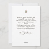 Cartes Pour Fêtes Annuelles Seal voeux de Noël (Dos)