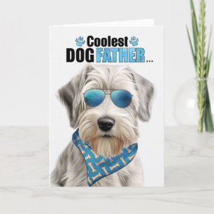 Cartes Pour Fêtes Annuelles Sealyham Terrier Chien Coolest Papa Fête des pères