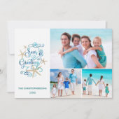 Cartes Pour Fêtes Annuelles SEAS AND GREETINGS Coastal Christmas (Devant)