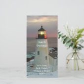 Cartes Pour Fêtes Annuelles Seas et salutations Phare de Snowy (Debout devant)