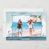 Cartes Pour Fêtes Annuelles Seas & Greetings Coastal Christmas with photo (Devant)