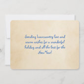 Cartes Pour Fêtes Annuelles Seas 'n Salutations de la côte basse (Dos)