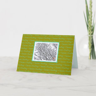 Cartes Pour Fêtes Annuelles Season's Greetings