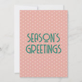 Cartes Pour Fêtes Annuelles Season's Greetings Polka Dot  (Devant)
