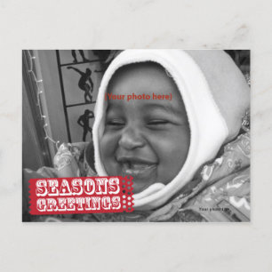 Cartes Pour Fêtes Annuelles Seasons Greetings Postcard