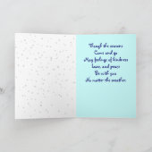 Cartes Pour Fêtes Annuelles "Seasons Wishes - Skater" (Intérieur)