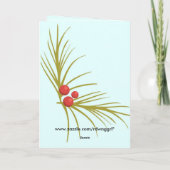 Cartes Pour Fêtes Annuelles SeasonsGreetings (Dos)