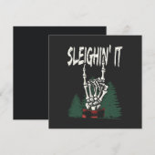 Cartes Pour Fêtes Annuelles S'éclater Noël  (Devant / Derrière)