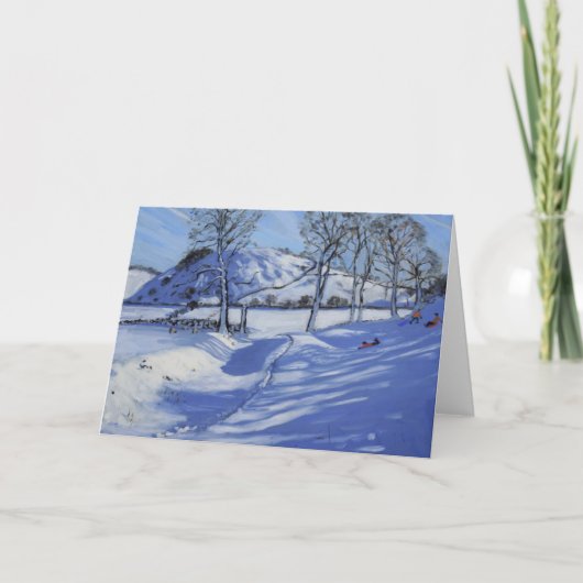 Cartes Pour Fêtes Annuelles Secteur maximal 2012 de Sledging Derbyshire (Devant)