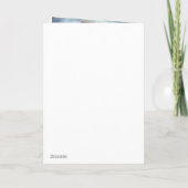 Cartes Pour Fêtes Annuelles Séjour Chaud - Fleurs de vacances (Dos)