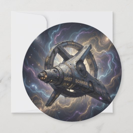 Cartes Pour Fêtes Annuelles Sentier Stellaire – Voyage à travers l'univers´7 (Devant)