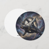 Cartes Pour Fêtes Annuelles Sentier Stellaire – Voyage à travers l'univers´7 (Devant / Derrière)
