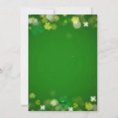 Cartes Pour Fêtes Annuelles Sentiment Rétro Chanceux St Patrick's Day (Dos)