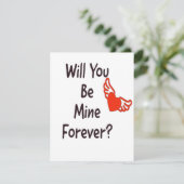Cartes Pour Fêtes Annuelles Seras-Tu À Moi Pour Toujours ? (Debout devant)