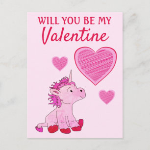 Cartes Pour Fêtes Annuelles Seras-tu ma licorne de la Saint-Valentin