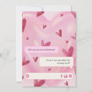 Cartes Pour Fêtes Annuelles Seras-tu mon post Instagram de la Saint-Valentin
