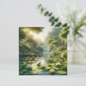 Cartes Pour Fêtes Annuelles Sérénité (Debout devant)