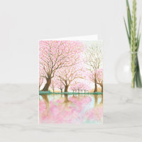 Sérénité printanière - Réflexions sur la fleur des