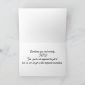 Cartes Pour Fêtes Annuelles Serenity now! (Intérieur)