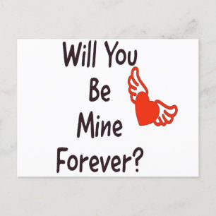 Cartes Pour Fêtes Annuelles Serez-vous à moi pour toujours