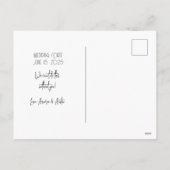 Cartes Pour Fêtes Annuelles Serez-Vous Ma Femme D'Accueil Florale ? (Dos)