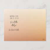 Cartes Pour Fêtes Annuelles Serez-Vous Ma Femme D'Accueil Florale ? (Dos)