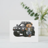 Cartes Pour Fêtes Annuelles Série Ours unique-2 (Debout devant)