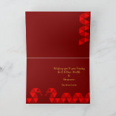 Cartes Pour Fêtes Annuelles Serpent chinois moderne 2025 GCc (Intérieur)