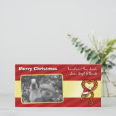 Cartes Pour Fêtes Annuelles Serpent de Noël (Debout devant)