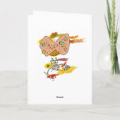 Cartes Pour Fêtes Annuelles Serpents de glace de Noël (Dos)