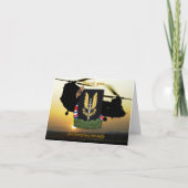 Cartes Pour Fêtes Annuelles service aérien spécial anciens combattants (Devant)