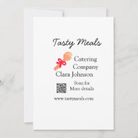 Services de restauration ajouter nom QR code site