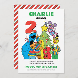 Cartes Pour Fêtes Annuelles Sesame Street Fête Anniversaire