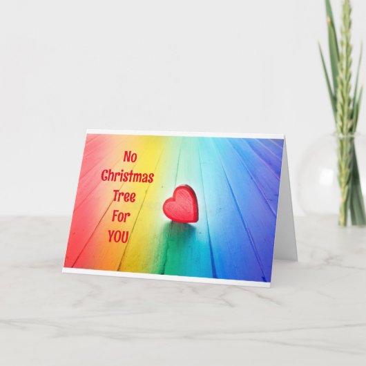 CARTES POUR FÊTES ANNUELLES SEUL UN "COEUR" SERA FAIT POUR "VOUS" À NOËL (Devant)