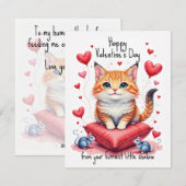 Cartes Pour Fêtes Annuelles 💘🐈Shadow of Love (Devant / Derrière)