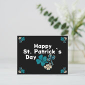 Cartes Pour Fêtes Annuelles Shamrock Clover Irish Joyeux St Patrick`s Day (Debout devant)