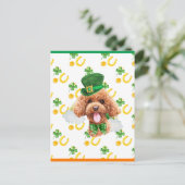 Cartes Pour Fêtes Annuelles Shamrock de canicules Saint-Patricks (Debout devant)
